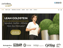 Tablet Screenshot of leahgoldstein.com